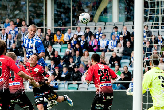Ragnar Sigurdsson, Göteborg, gör 1-1