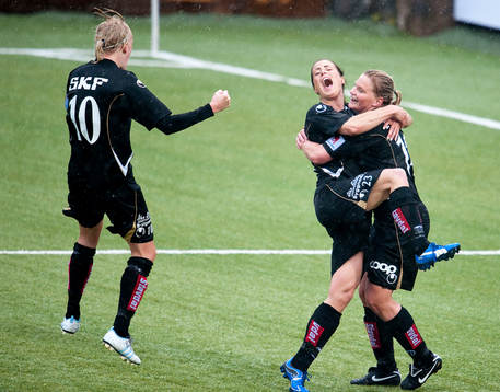 Johanna Almgren, Göteborg, gör 2-0, jubel