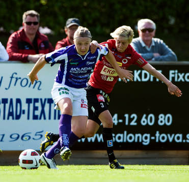 Fridolina Rolfö, Jitex mot Therese Björck, Kristianstad