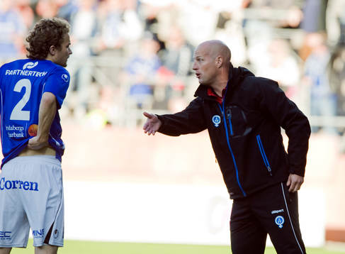 Steinar Strömsnes och Andreas Thomsson, tränare,
