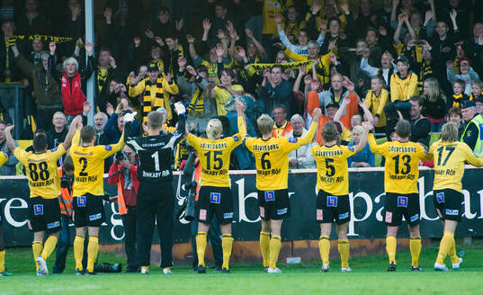 Bläddra bland fler bilder av Fotboll, allsvenskan, Mjällby - Djurgården