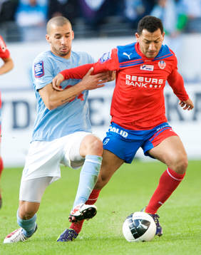 Guillermo Molins, Malmö och Rachid Bouaouzan, Helsingborg
