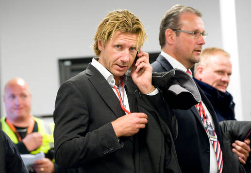 Jesper Jansson, sportchef och Paul Myllenberg,