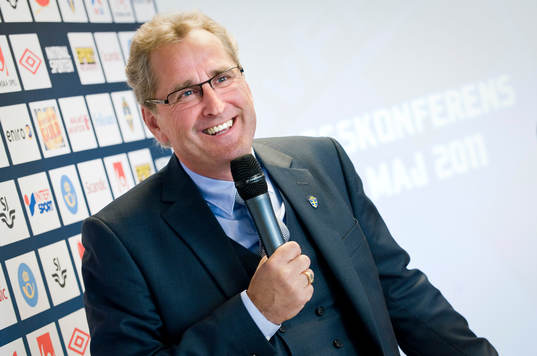 Fotboll, Sverige A, Presskonferens