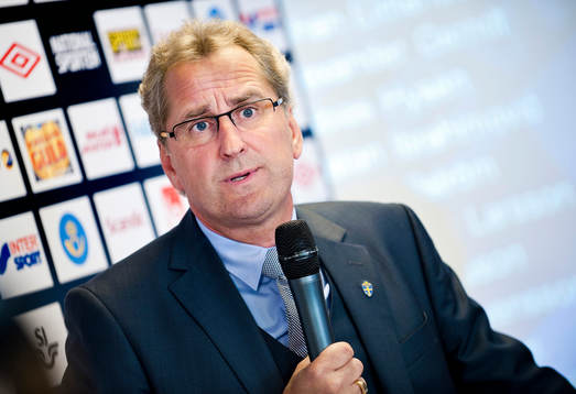Fotboll, Sverige A, Presskonferens