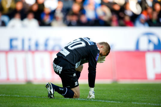 Pär Hansson, målvakt, Helsingborg har fått ett
