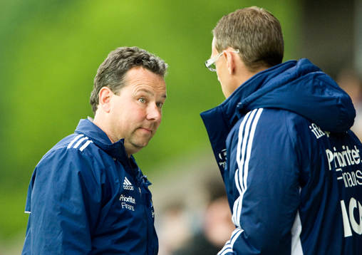 Stefan Rehn och Jonas Olsson, tränare