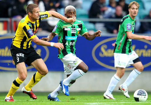 Mattias Östberg, Häcken, Eric Magloire Bassombeng, Gais
