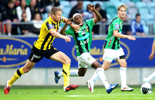 Mattias Östberg, Häcken, Eric Magloire Bassombeng, Gais