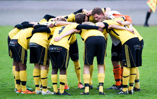 Uppladdning före match