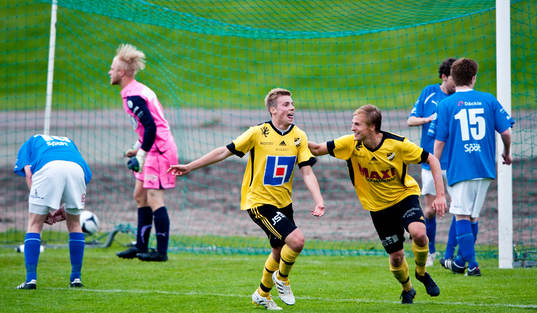 1-0 Mattias Andersson och Victor Bergström, Hässleholm
