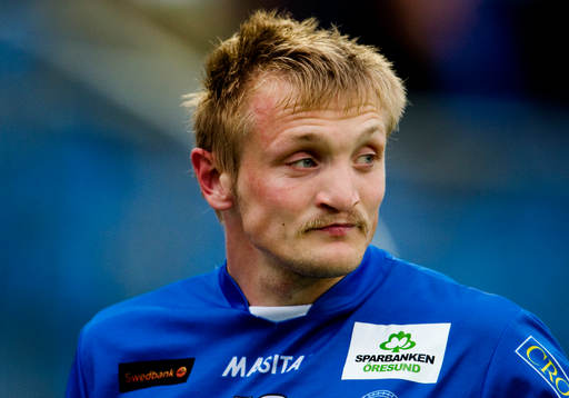 Fredrik Jensen, med en mustasch