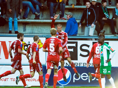 Peter Samuelsson, Degerfors, jubel