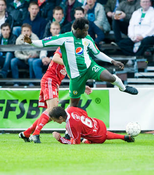 Eric Jernberg, Degerfors och Monday James, Hammarby