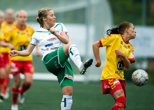 Matilda Agné, Hammarby och Jennifer Egelryd, Tyresö