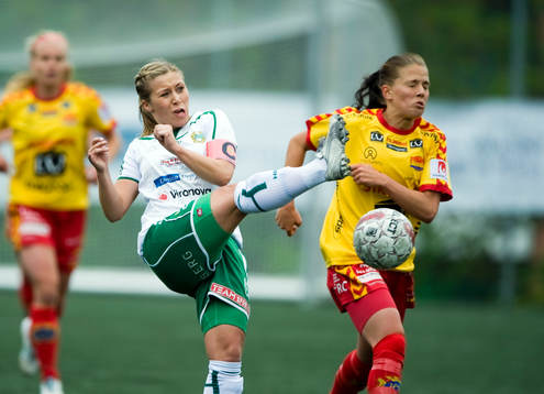 Matilda Agné, Hammarby och Jennifer Egelryd, Tyresö