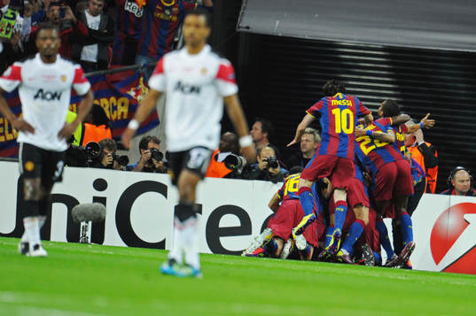 Fotboll, Champions League, final, Manchester United -
