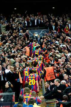 Fotboll, Champions League, final, Manchester United -