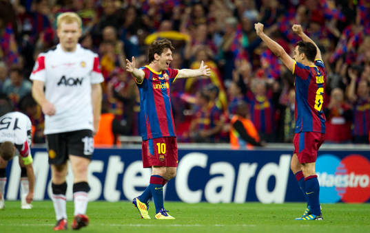 Fotboll, Champions League, final, Manchester United -