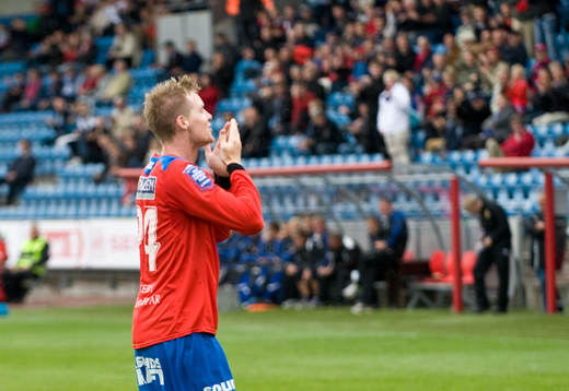 Marcus Nilsson, Helsingborg,  jubel