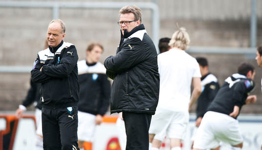 Anders Palmér och Leif Engqvist, assisterande tränare