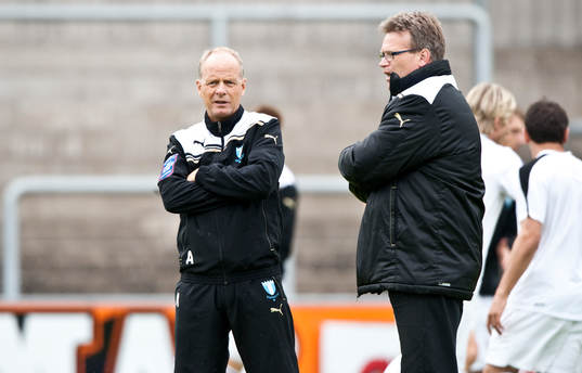 Anders Palmér och Leif Engqvist, assisterande tränare