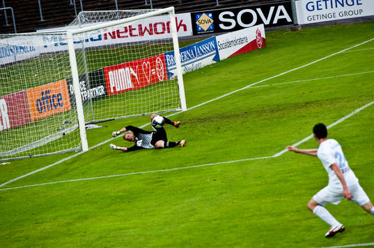 Agon Mehmeti, Malmö, skott på mål