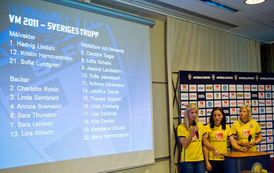 Sofia Jakobsson, Antonia Göransson och Annica Svensson