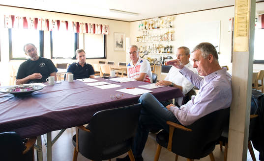 Tränarkvartetten, tränare fr.v., Affe Jönsson, Stefan