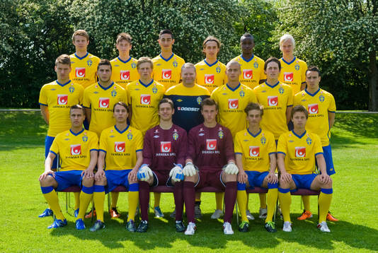 Fotboll, Sverige, Pojkar P18 / 83, lagbild