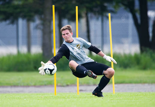 Fotboll, IFK Hässleholm, målvaktsträning med Calle