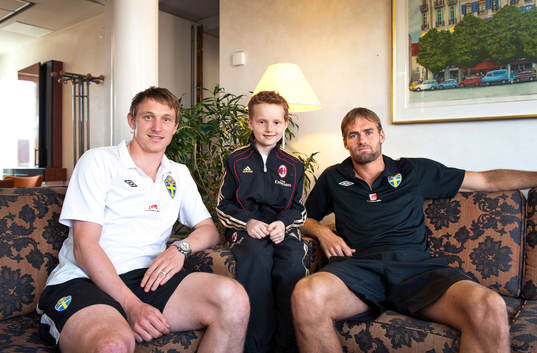 Kim Källström och Olof Mellberg