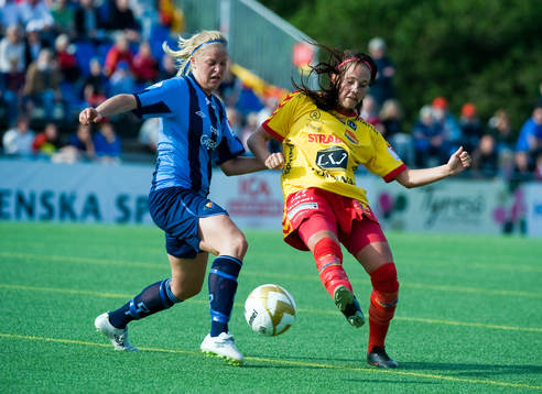 Caroline Sjöblom, Djurgården och Jennifer Egelryd, Tyresö