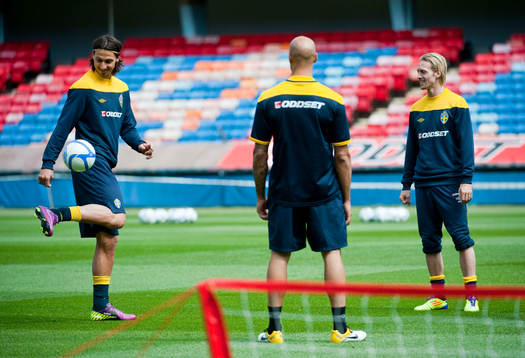 Zlatan Ibrahimovic, Daniel Majstorovic och Christian