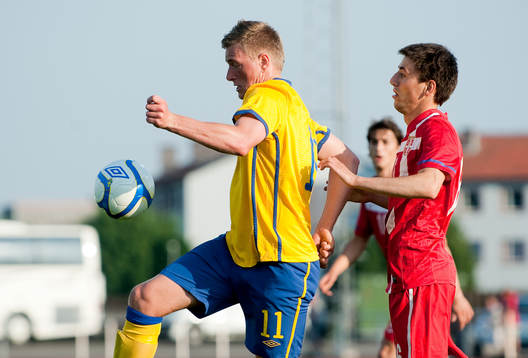 John Guidetti, Sverige, Vujadin Savic, Serbien
