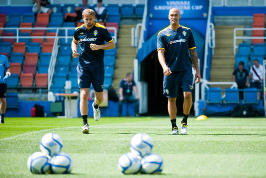 Olof Mellberg och Daniel Majstorovic