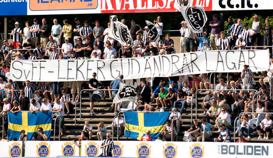 publiken i Landskrona har vissa synpunkter på SvFF