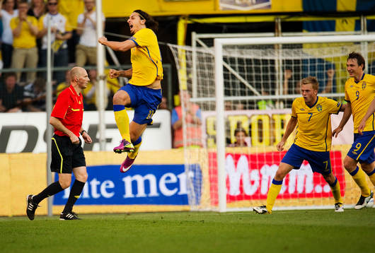 Zlatan Ibrahimovic, Sverige, jubel
