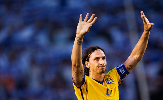 Zlatan Ibrahimovic, Sverige, tackar publiken