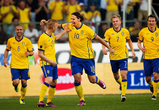 Zlatan Ibrahimovic, Sverige, jubel