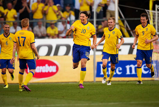 Zlatan Ibrahimovic, Sverige, jubel
