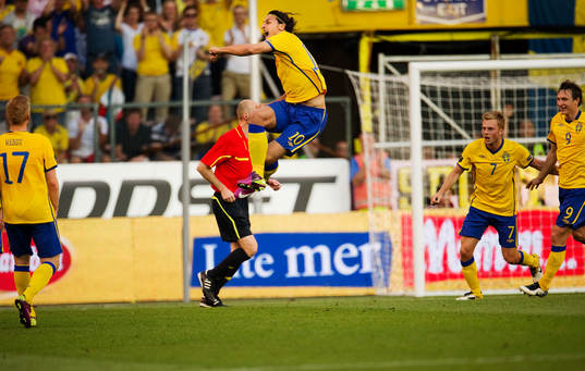 Zlatan Ibrahimovic, Sverige, jubel