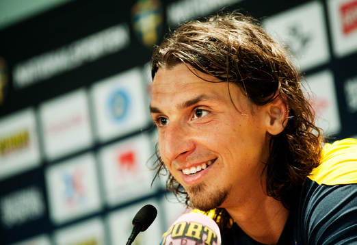 Zlatan Ibrahimovic, Sverige, på presskonferens