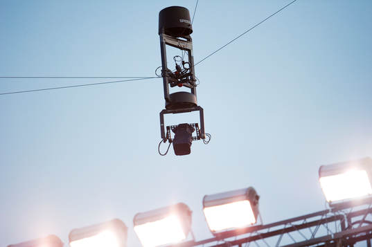TV4 använde en spidercam