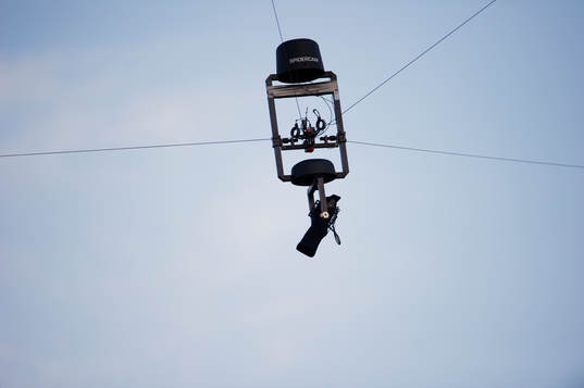 TV4 använde en spidercam