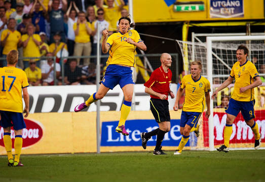 Zlatan Ibrahimovic, Sverige, jubel