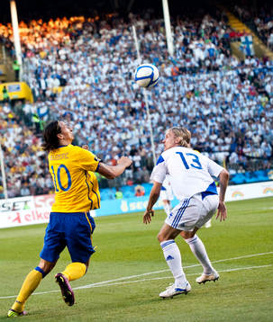 Nick, Zlatan Ibrahimovic, Sverige mot Markus Halsti, Finland