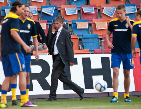 Fotboll, EM-kval, Sverige A - Finland