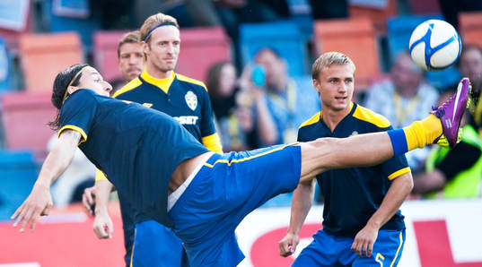 Uppvärmning, Zlatan Ibrahimovic, Sverige