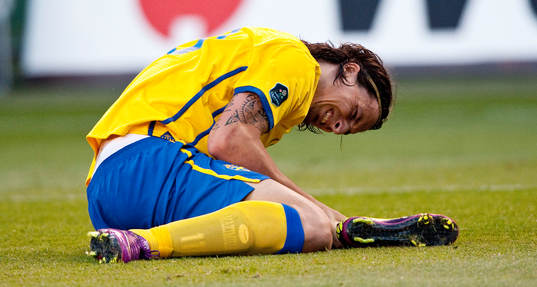 Zlatan Ibrahimovic,  skada